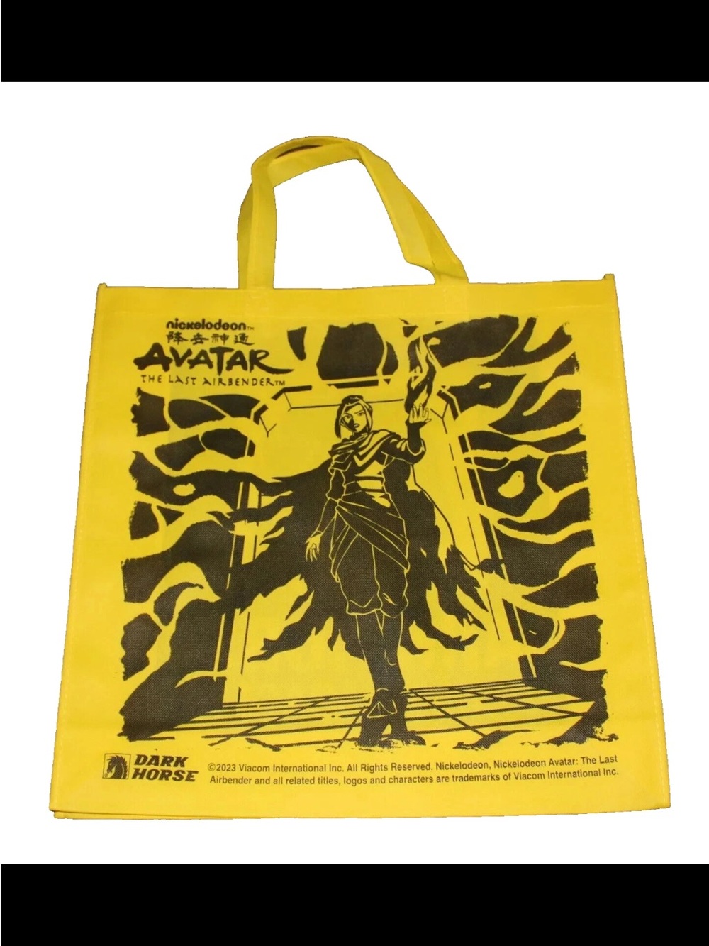 Nickelodeon Yellow Avatar The Last Airbender Graphic Tote